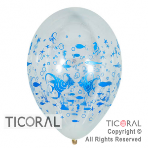 GLOBO S R12 INF CRISTAL PECERA TRANSPARENTE x 50